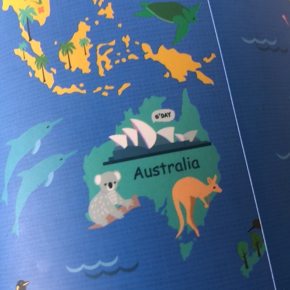 WORLD MAP 500 Pc Puzzle & 19.7” X 13.8” Poster New!! - Picture 3 of 9